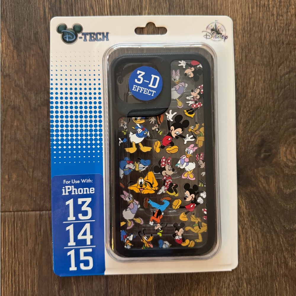 Disney D-Tech iPhone Case with 3D Characters - Black and Multicolor